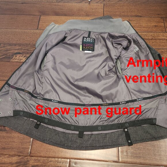 BURTON Winter Jacket Women's S Grey/Black - Picture 7 of 9